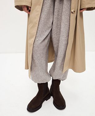 Челси 24163H-02R-02 BT.9.suede темно-коричневый BT.9.suede