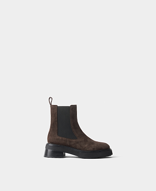 Челси 24163H-02R-02 BT.9.suede темно-коричневый BT.9.suede